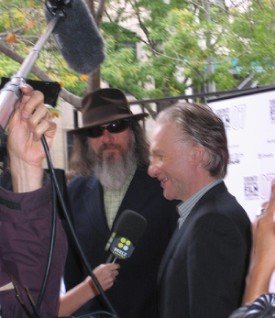 Bill Maher and Larry Charles at TIFF 07