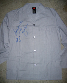 Jon Gries Autographed PJs 1