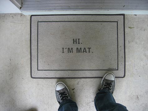 Hi. I’m Mat.
